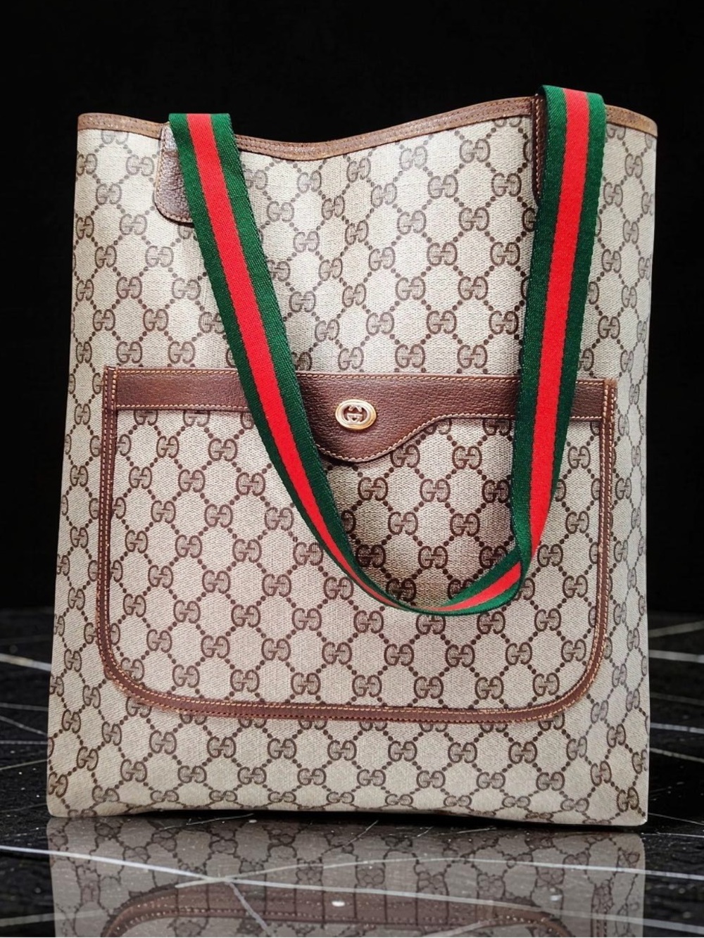 GUCCI Sherry Line Tote Bag 😍❤️‍🔥